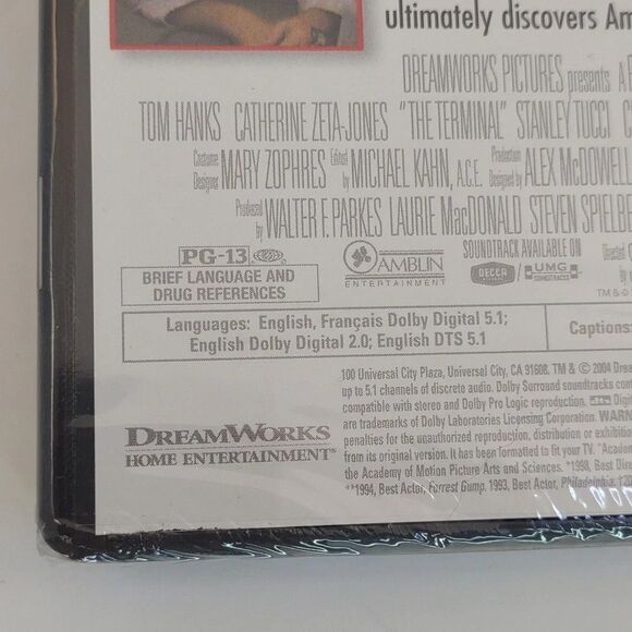 The Terminal DVD 2004 Full Screen NWT Sealed - Picture 3 of 5